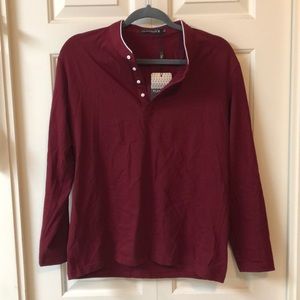 Long sleeve front button shirt